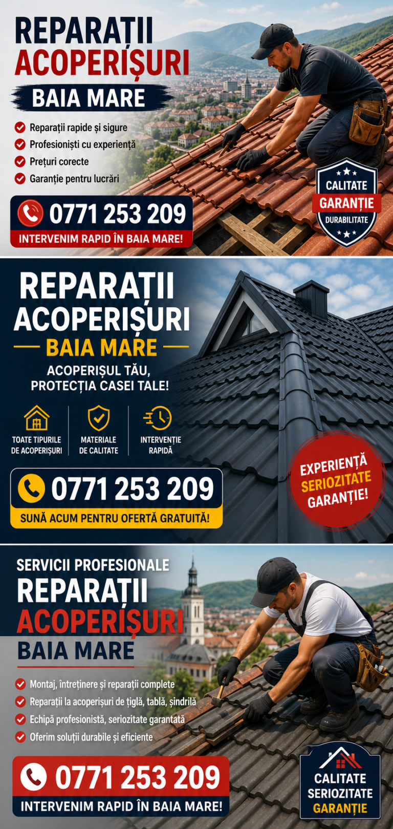 Firma Reparatii Acoperisuri Baia Mare