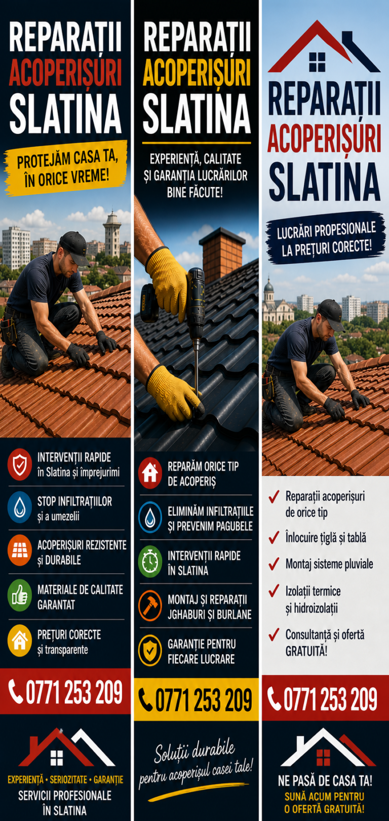 Firma Reparatii Acoperisuri Slatina