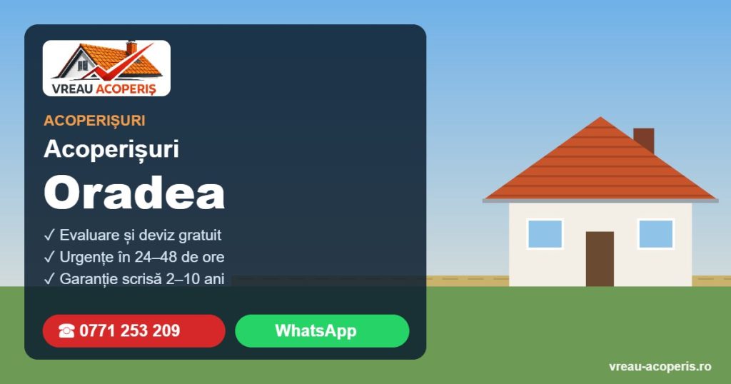 Acoperișuri Oradea: reparații și montaj – Vreau Acoperiș
