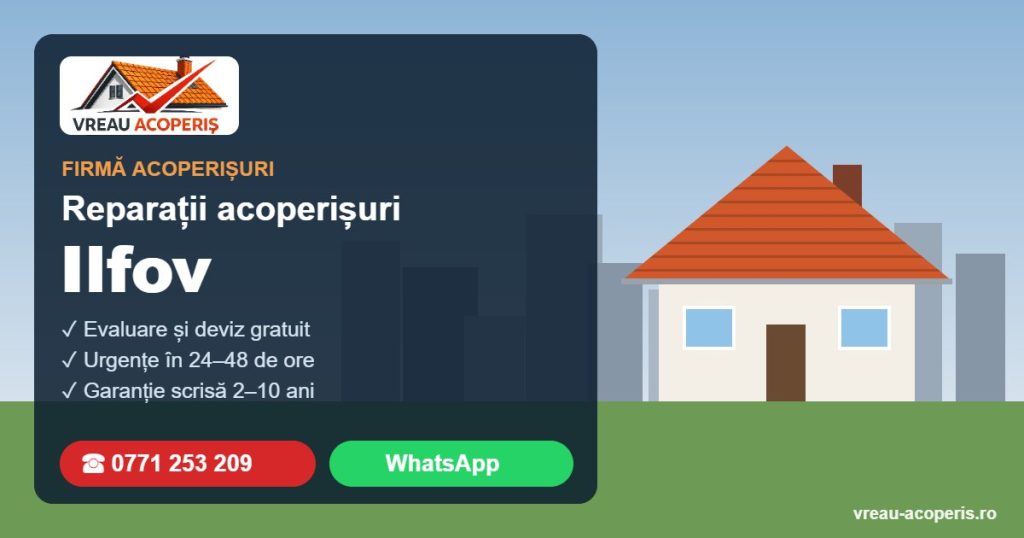 Firmă reparații acoperișuri Ilfov – Vreau Acoperiș